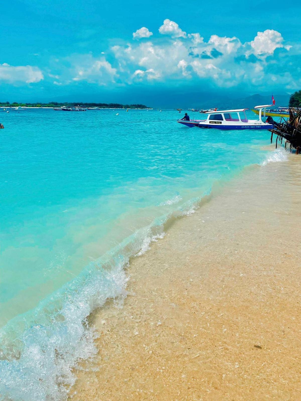 Ferienwohnung New Corals Gili Trawangan Exterior foto